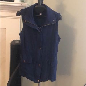 Blue utility vest